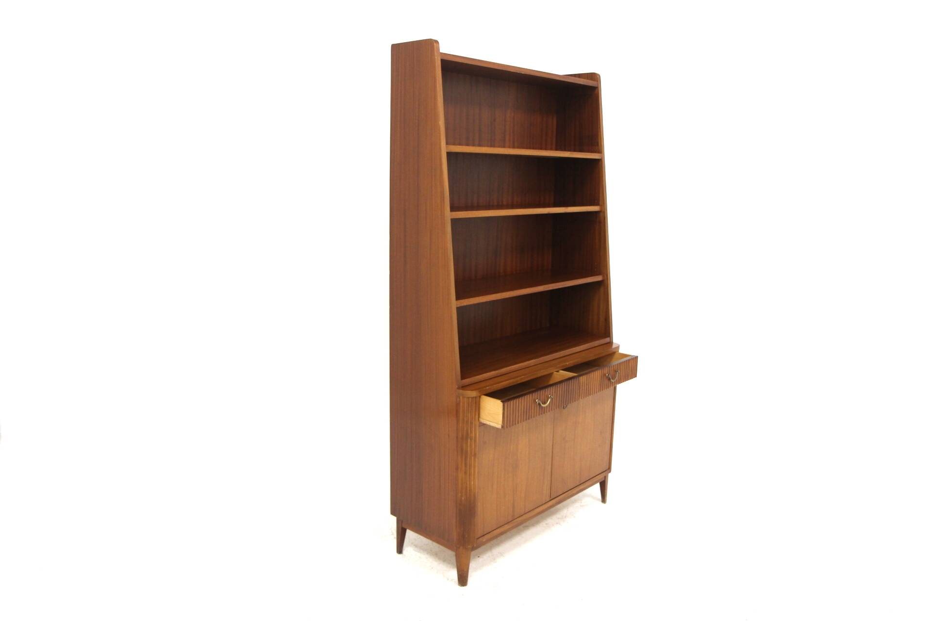 Scandinavian mahogany bookcase, Swedish modern, Sweden, 1940
