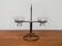 Danish Metal and Glass Candle Holder from the Mid-Century, 1960s