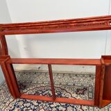Lit à forme bateau   en osier par Maugrion années 60 -70