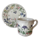 Crown Clarence English porcelain cup and dessert plate