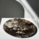 Dish in petrified wood