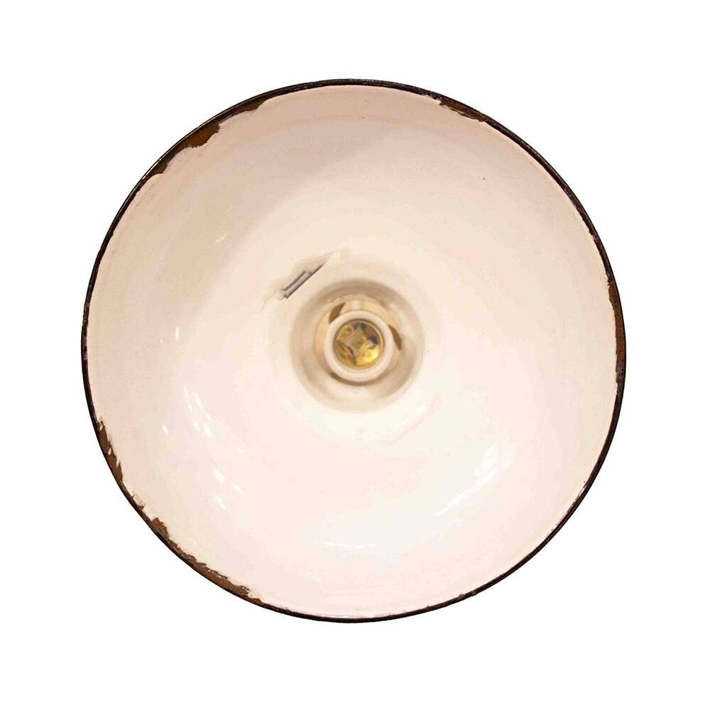 Black Industrial Pendant Lamp, 1950's, Spain