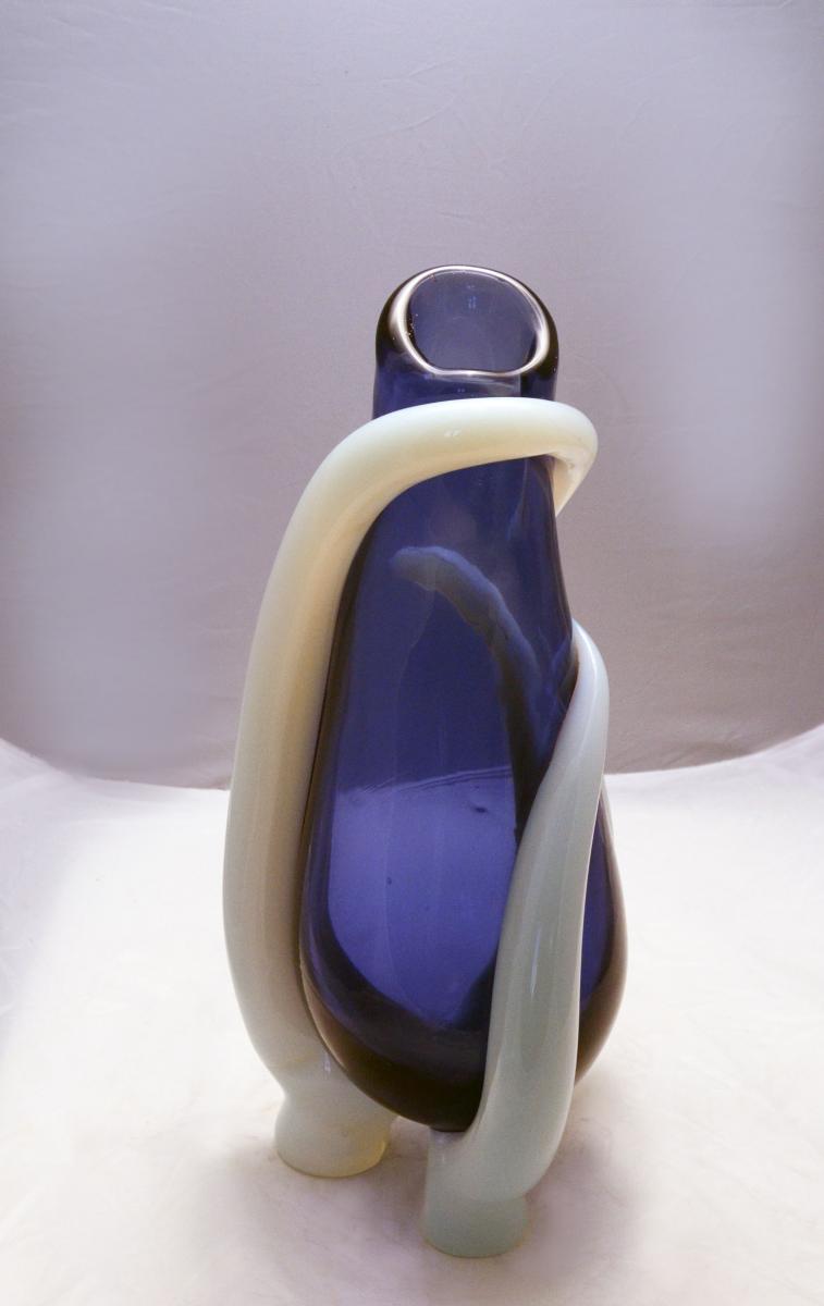 Vase by Claire Falkenstein for Salviati Murano, 1972
