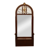 Viennese Secession Huge Mahogany Hall Mirror, 1910