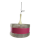 Vintage space age pink chandelier / suspension