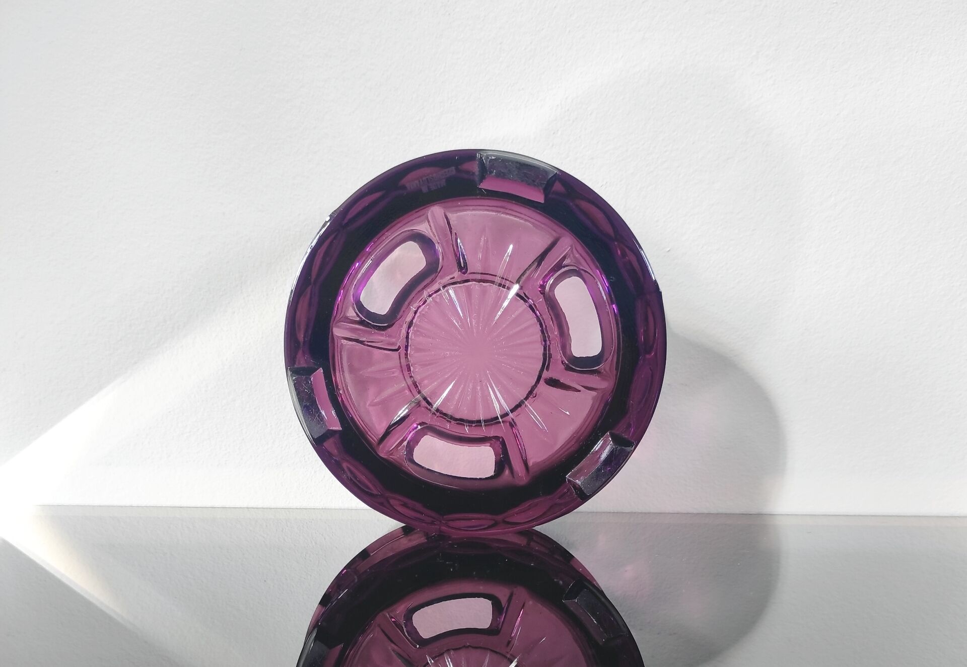 Brutalist glass cache-pot or lantern