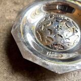 Coquillor butter dish in silver metal