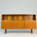 Danish teak sideboard shelf by Sven Ellekaer for E. Boisen 70s vintage