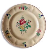 Paire d'assiettes anciennes de Lunéville