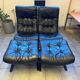 Chauffeuse et ottoman vintage “Siesta Deluxe” par Ingmar Relling