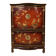 Vintage Chinese red and gold cabinet with flowers and birds (lacquer cabinet)