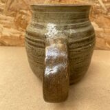 Ancien pichet v. benaix gres marron beige vintage