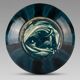Art Deco vase in glazed ceramic attributed to Thulin, Belgium, 1930s.