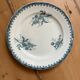 Series of 3 old flat plates “Terre de Fer”