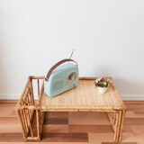 Coffee table magazine holder, end of sofa