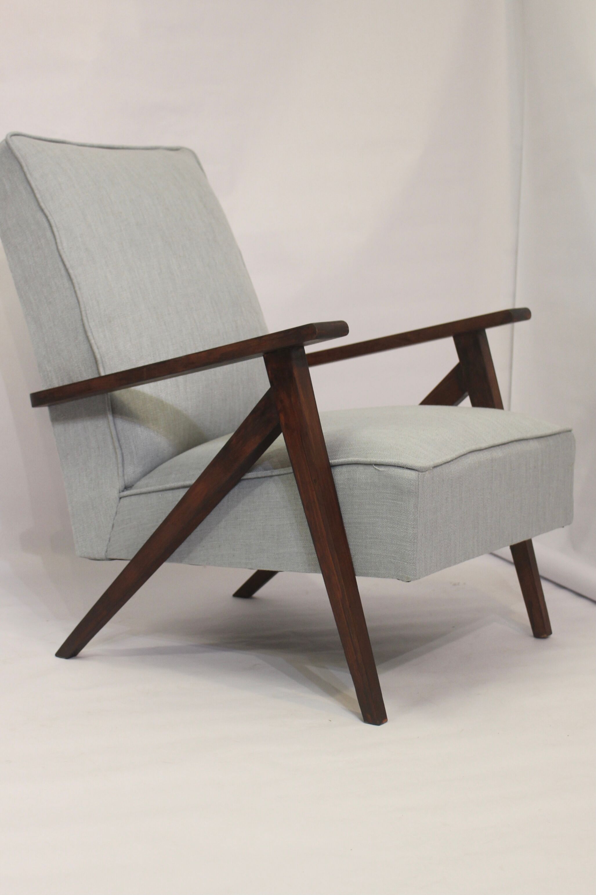 Scandinavian armchair in beech 60s