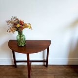 Vintage half-moon coffee table