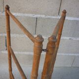 Old wooden towel rack