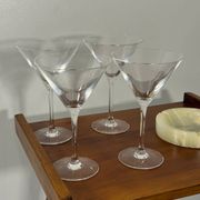 Lot de 4 verres à martini