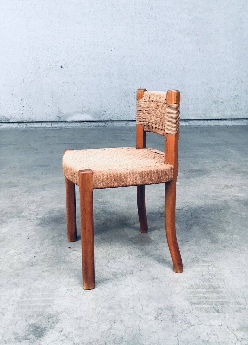 Mid-Century Rope Side Chair, Sweden, 1960s