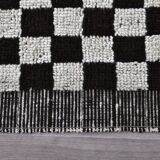2x10 Checkered Moroccan Runner Rug 70x302Cm SK 242433