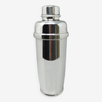 1960s Cocktail Shaker Silver Plated by Zanetta. Made in Italy