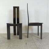 Set of 4 dining chairs by Pietro Costantini for Ello, 1980s