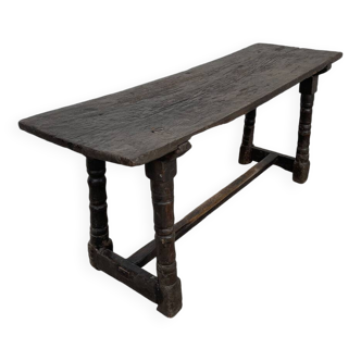 18th century oak console