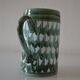 Vintage ceramic beer mug hallstatt austria