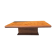Coffee table in elm burl with 2 mirrored drawers from the 1970s.