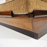 Art deco walnut sofa bed, 1960s