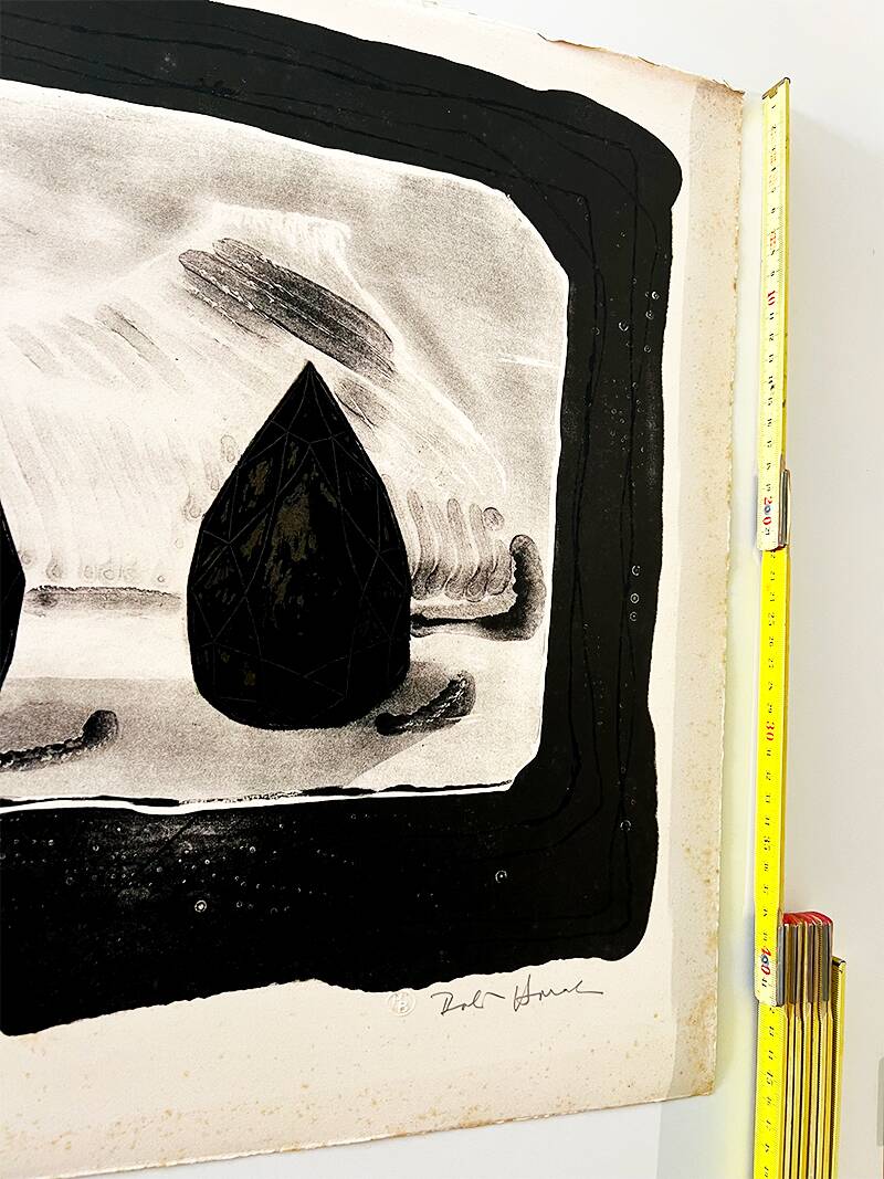 Signed and numbered lithograph “Trial Proof” by Bohuslav Horak