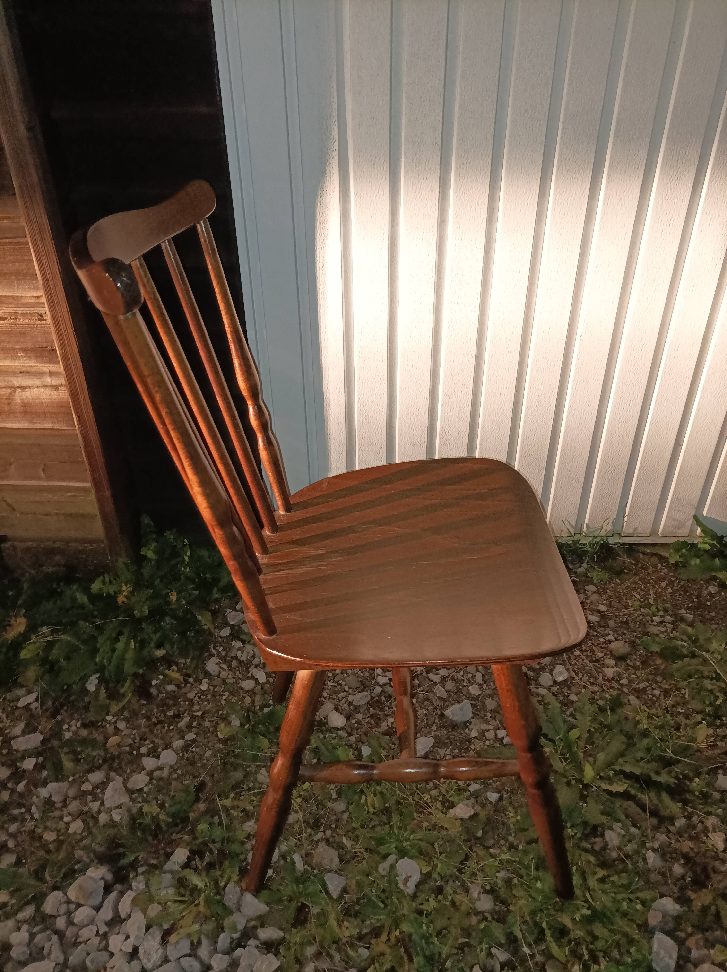 Old Baumann minuet vintage wood bistro chair