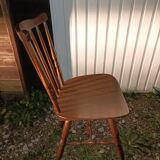 Ancienne chaise bistrot Baumann menuet bois vintage