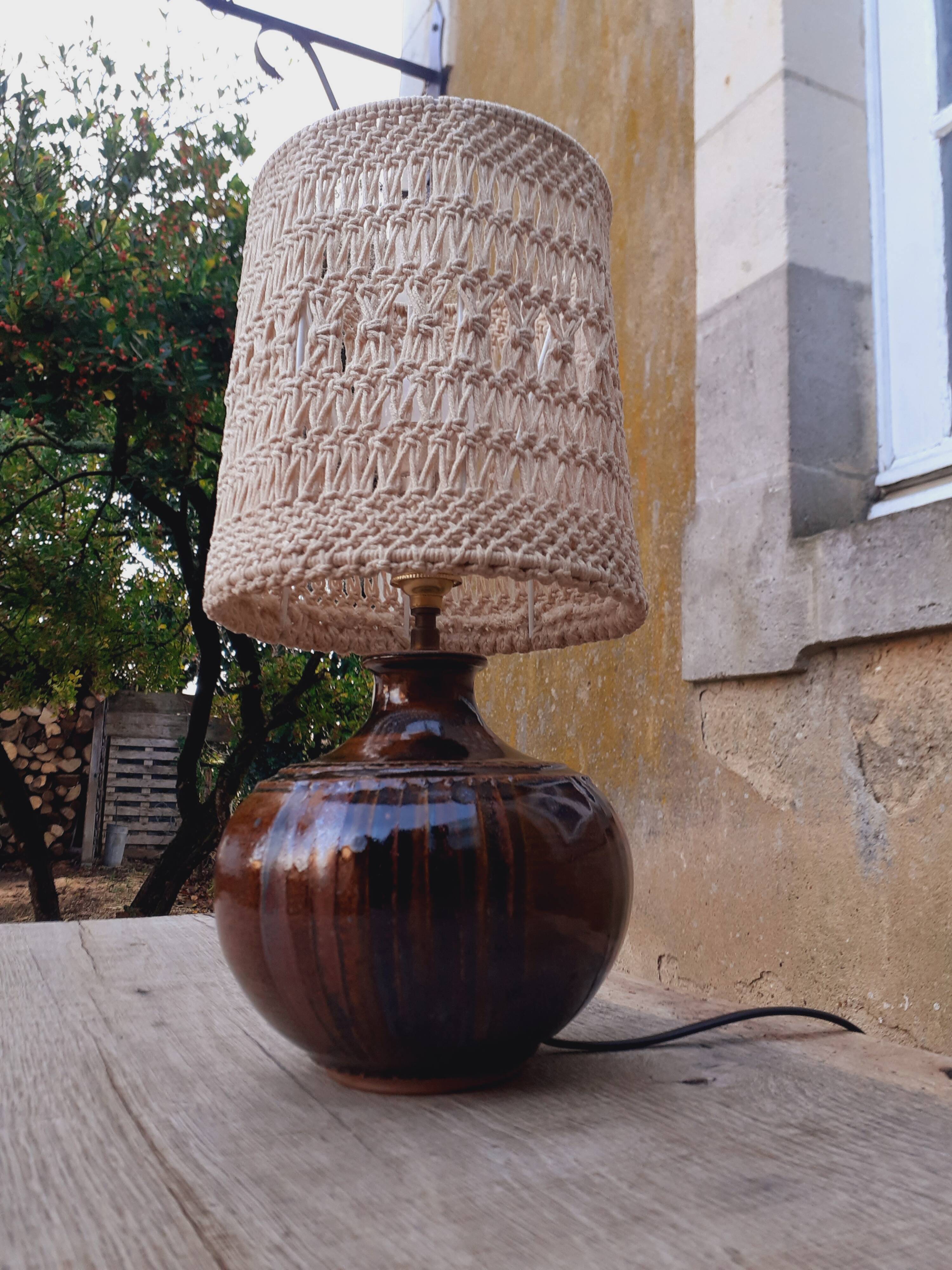 Ceramic lamp from the 50s/60s.