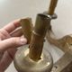 Antique gilded wooden chandelier