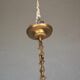 Gilded tassels time 1900 bronze chandelier