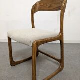 Series of 4 Baumann sleigh chairs from the 60s/70s