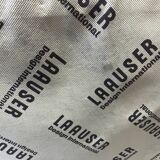 Canapé modulaire vintage en cuir marron de Laauser, années 1960