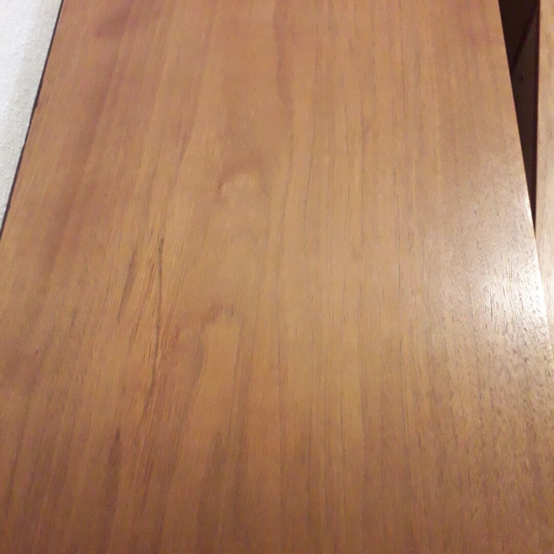 Red Lacquer Bar with gold leaf detail France circa 1950