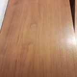 Red Lacquer Bar with gold leaf detail France circa 1950