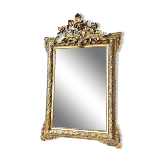 Napoleon III mirror with pediment