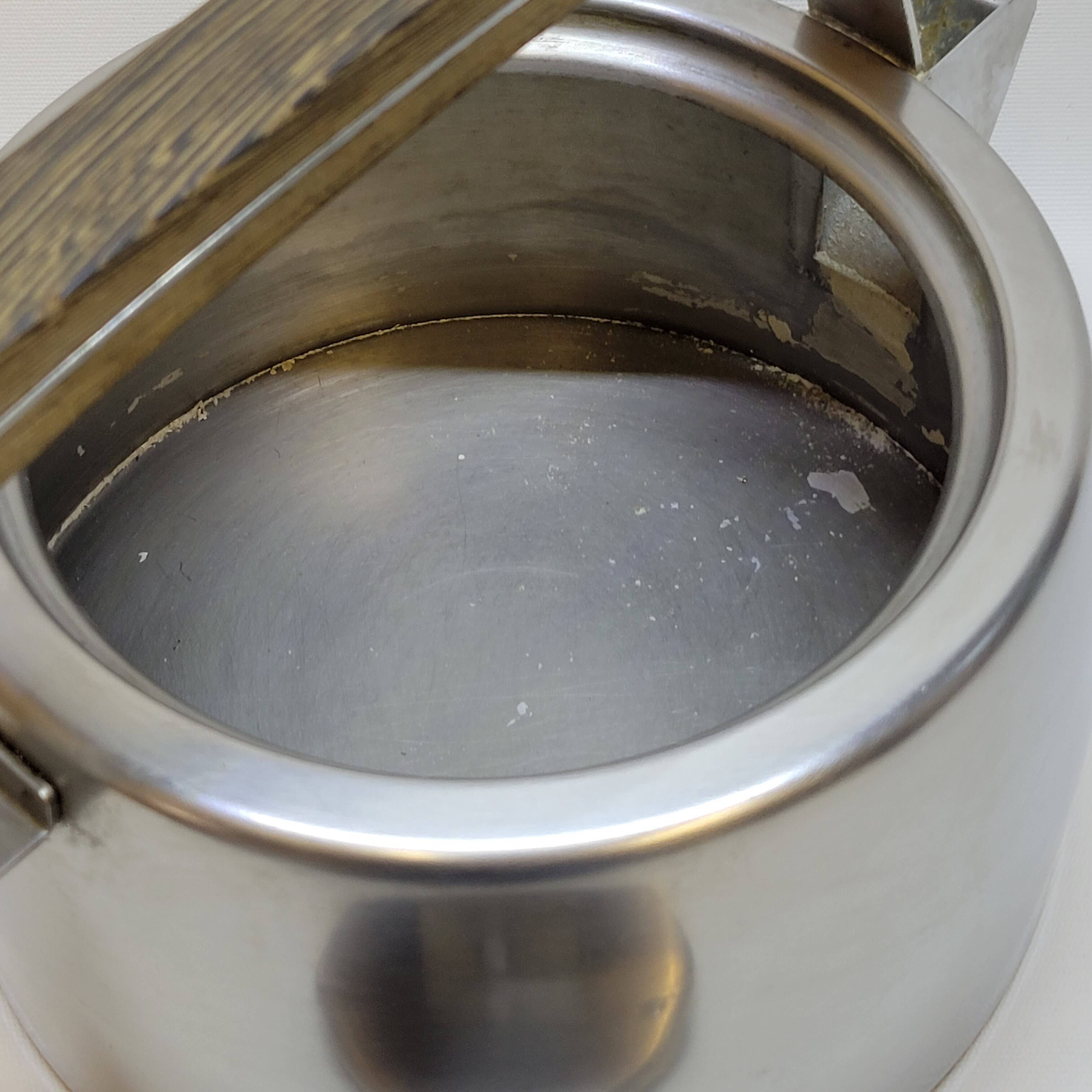 Kettle In Stainless Steel And Wenge Wood