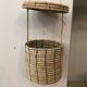 Wicker basket to hang