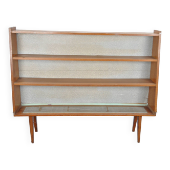 1960 compass foot bookcase