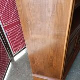 Corner TV cabinet in solid cherry