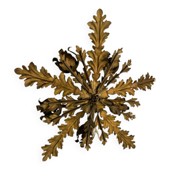 Tole Florentine Vintage Flushmount