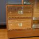 Fruitwood glass dressing table – 1950