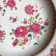 Deep plate from the Compagnie des Indes Famille Rose porcelain, 18th century