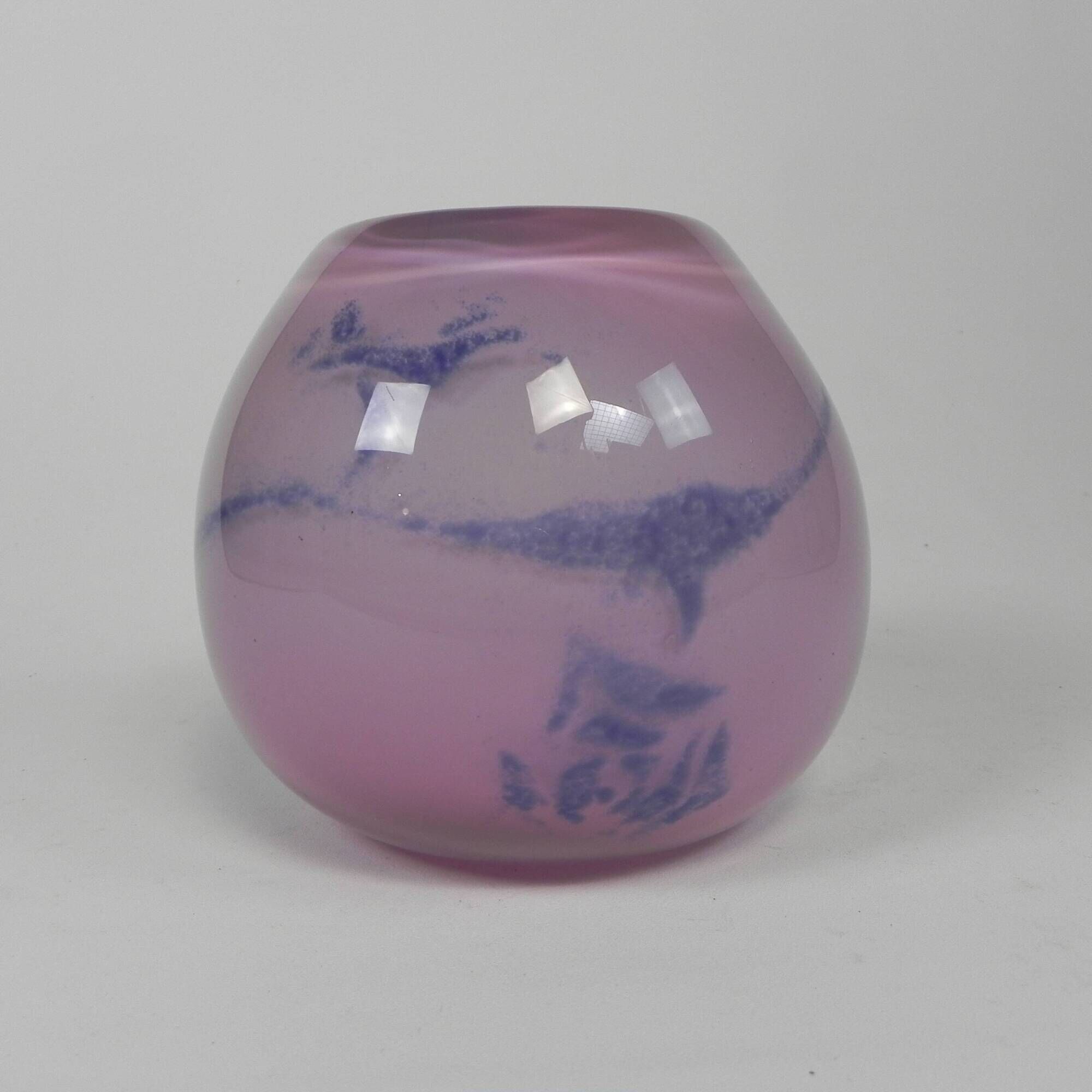 Thick-walled vintage vase, likely Severin Brorby, 1970s